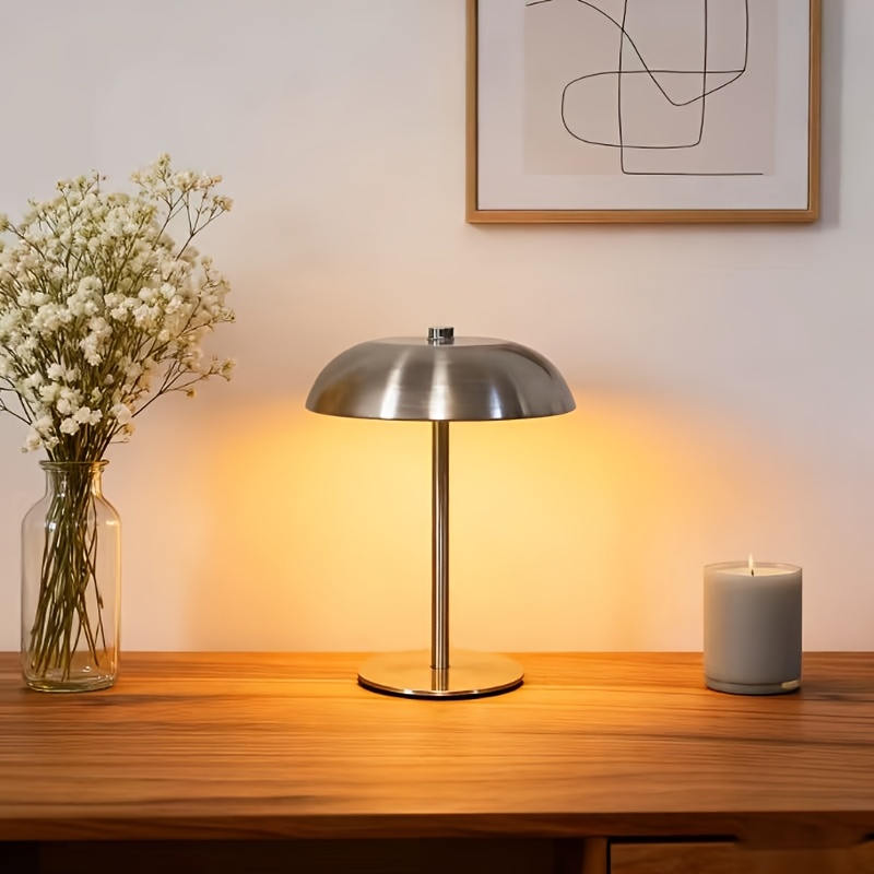 Mushroom Table Lamp - Multi-scene Ambient Light Metal Vintage Minimalist
