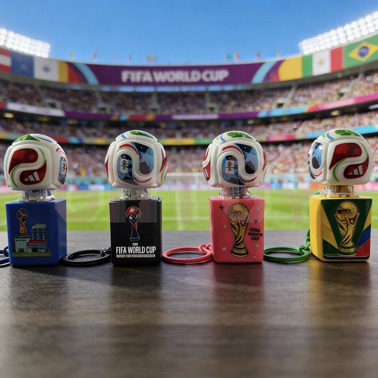 Pendant Light Shade - 2026 FIFA Light Up Sound Keychain