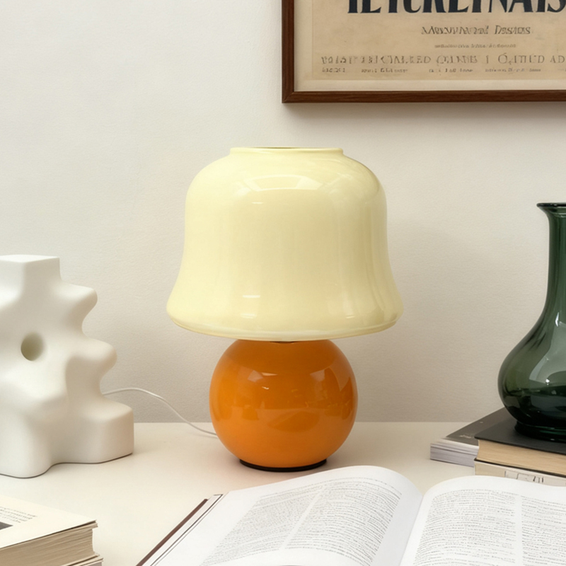 Mushroom Table Lamp - Modern Minimalist Mushroom Desk Lamp Home