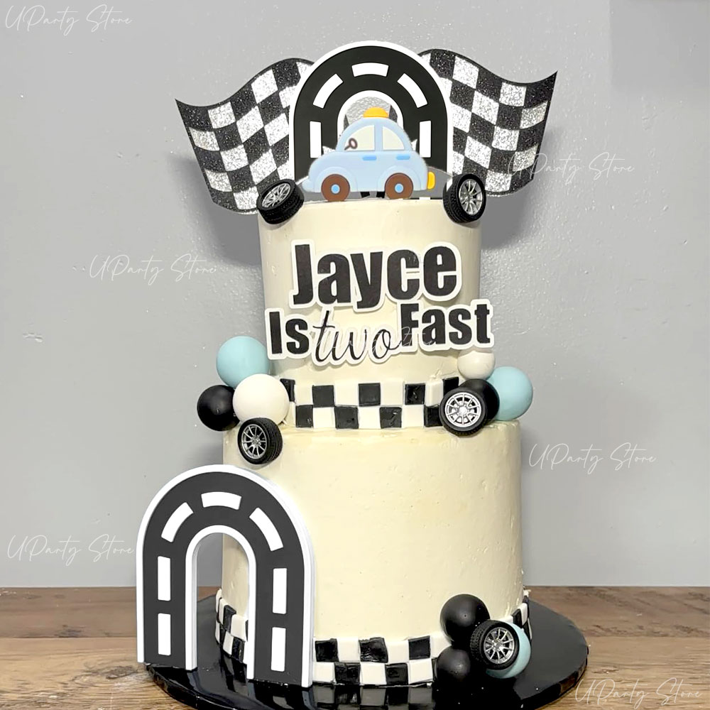 1 Set Vintage Car Track Cake T - Lighting Mcqueen Birthday Decor review and price