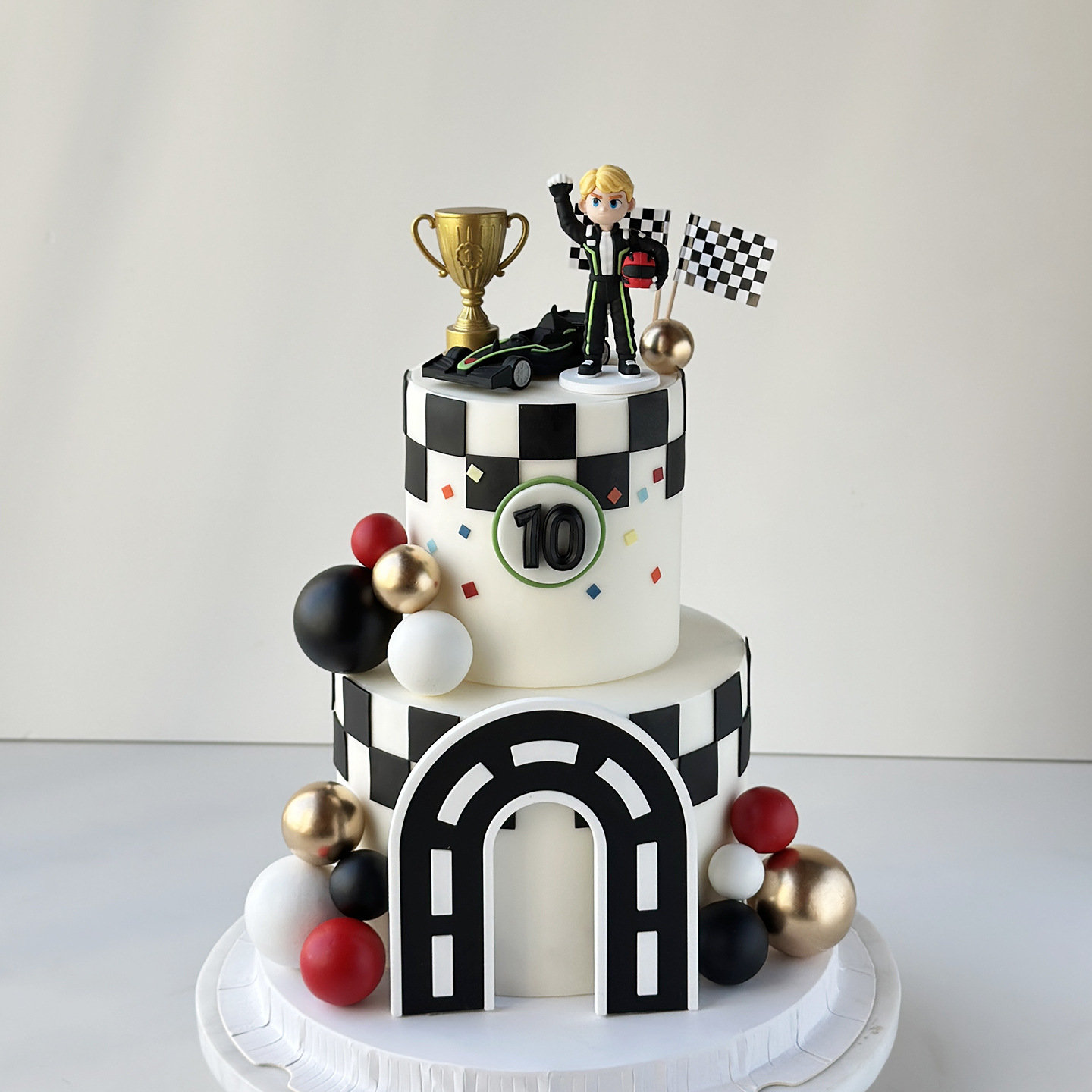 26-1Pcs Racing Car Cake Decora - Lighting Mcqueen Birthday Decor review and price
