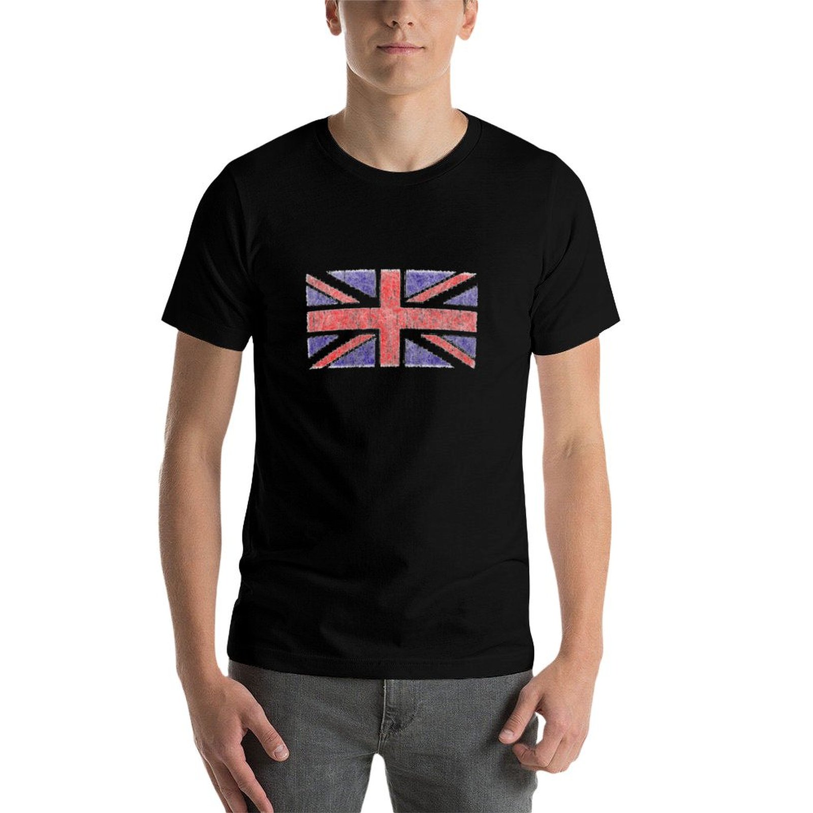 Vintage UK Union Jack Flag T-S - Union Lighting & Decor Collabs review and price