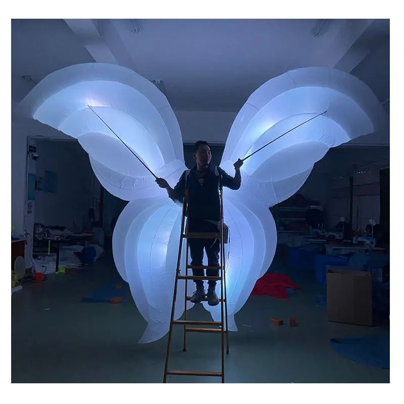 Fancy White Inflatable Flower  - Decor Lighting The Parade review and price