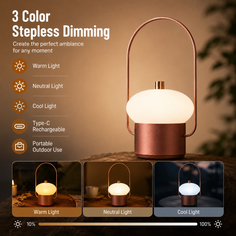 Rechargeable Portable Mushroom - Mushroom Table Lamp review and price
