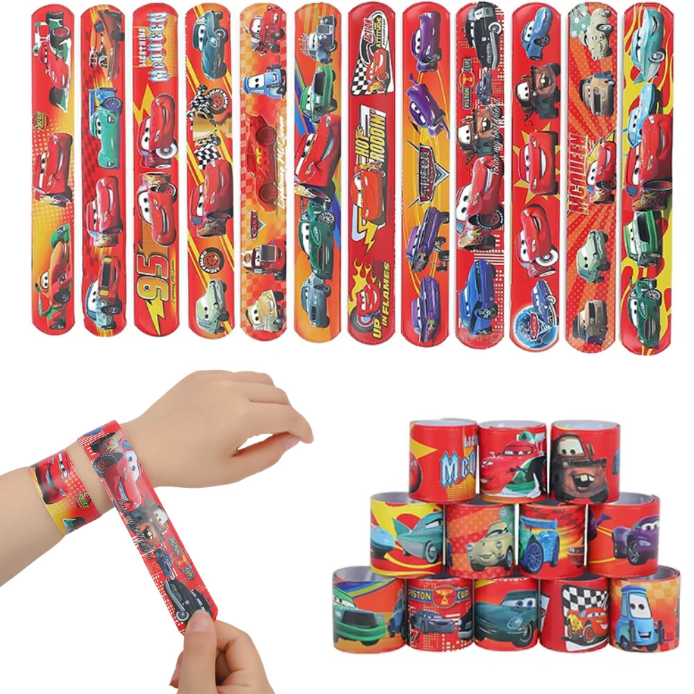 @NEW12/36pcs Cars Slap Bracele - Lighting Mcqueen Birthday Decor review and price