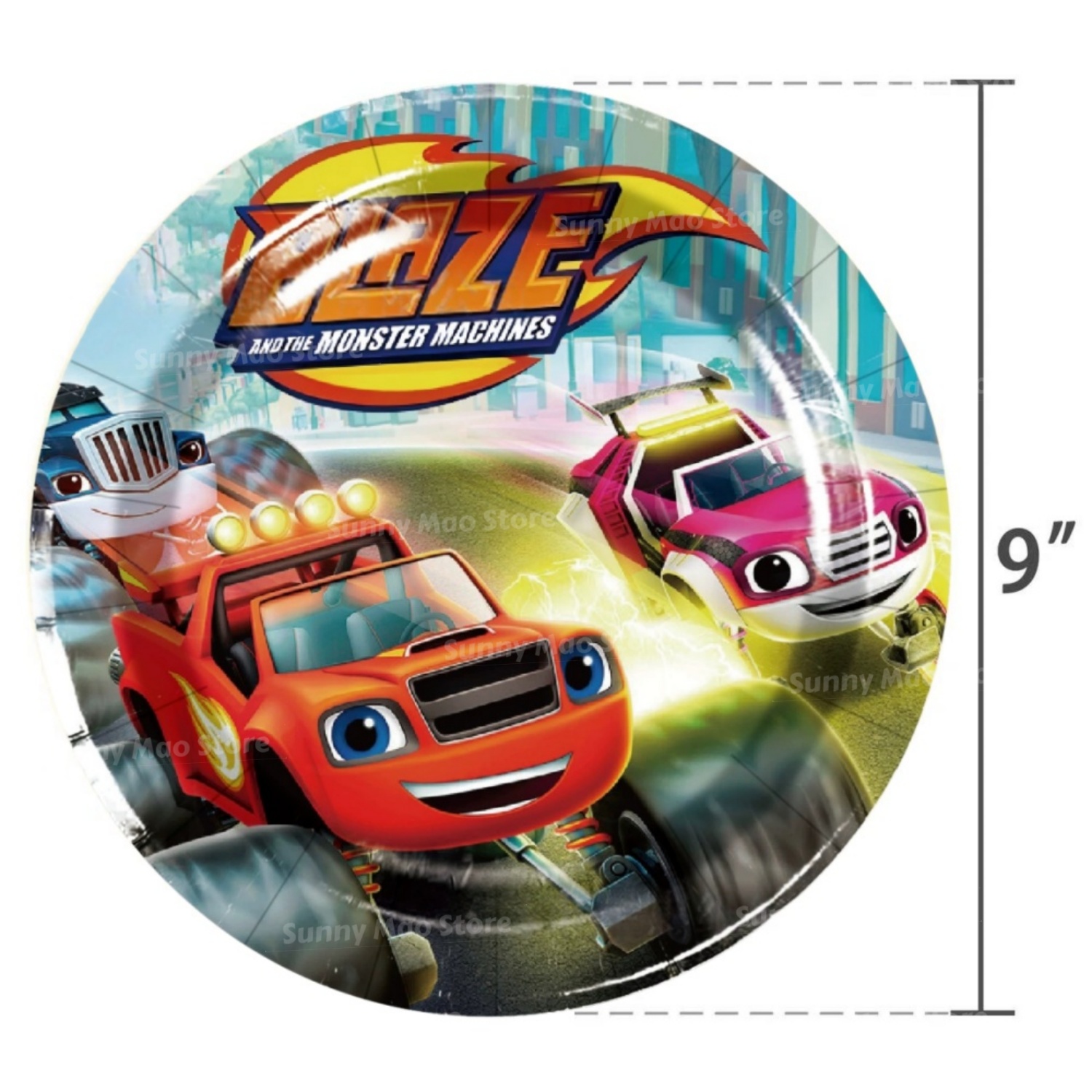 Blaze Monster Birthday Decorat - Lighting Mcqueen Birthday Decor review and price