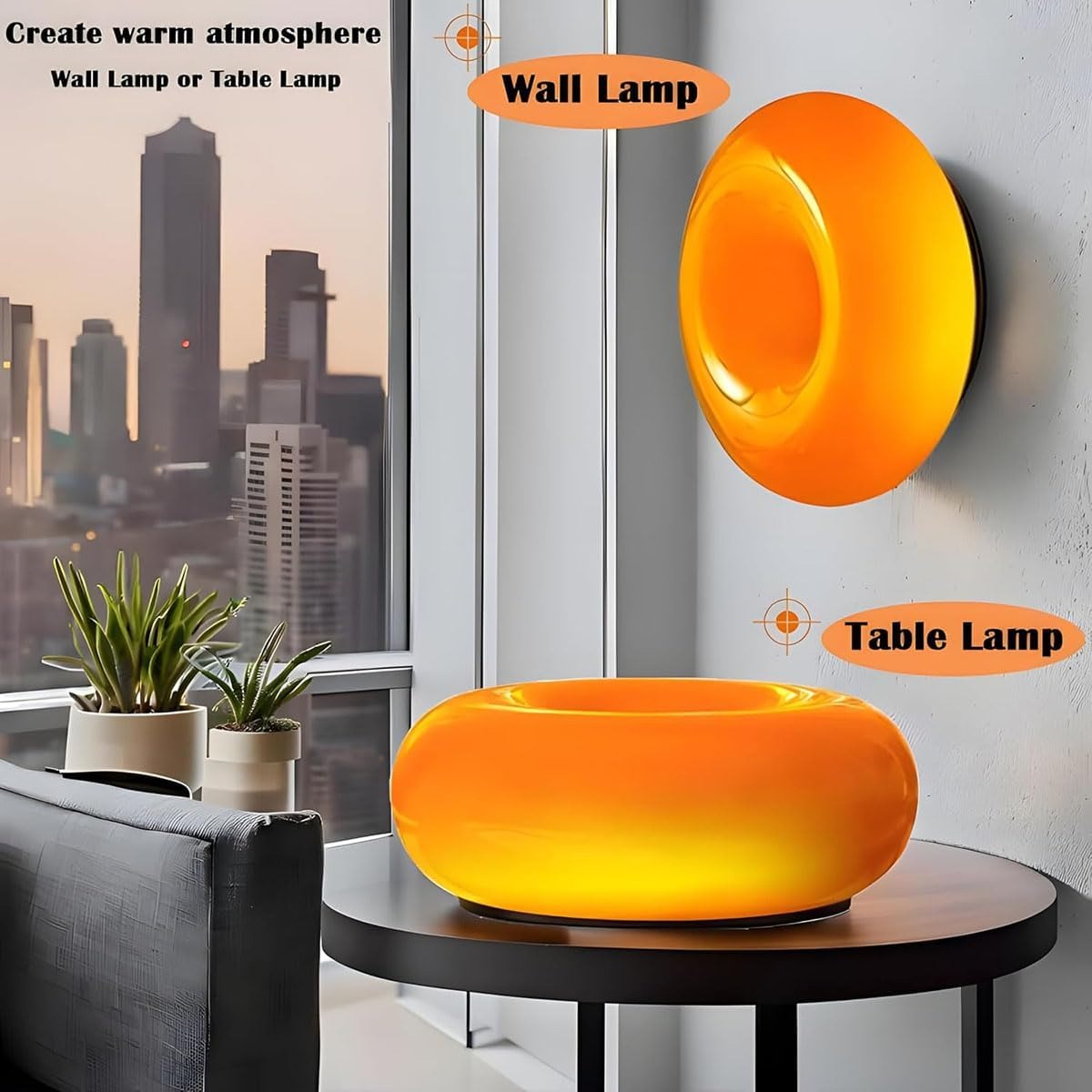 Nordic Donut Lamp Bauhaus Medi - Mushroom Table Lamp review and price