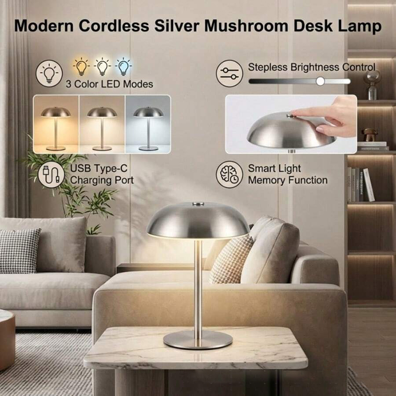 Cute Mushroom Table Lamp, Touc - Mushroom Table Lamp review and price