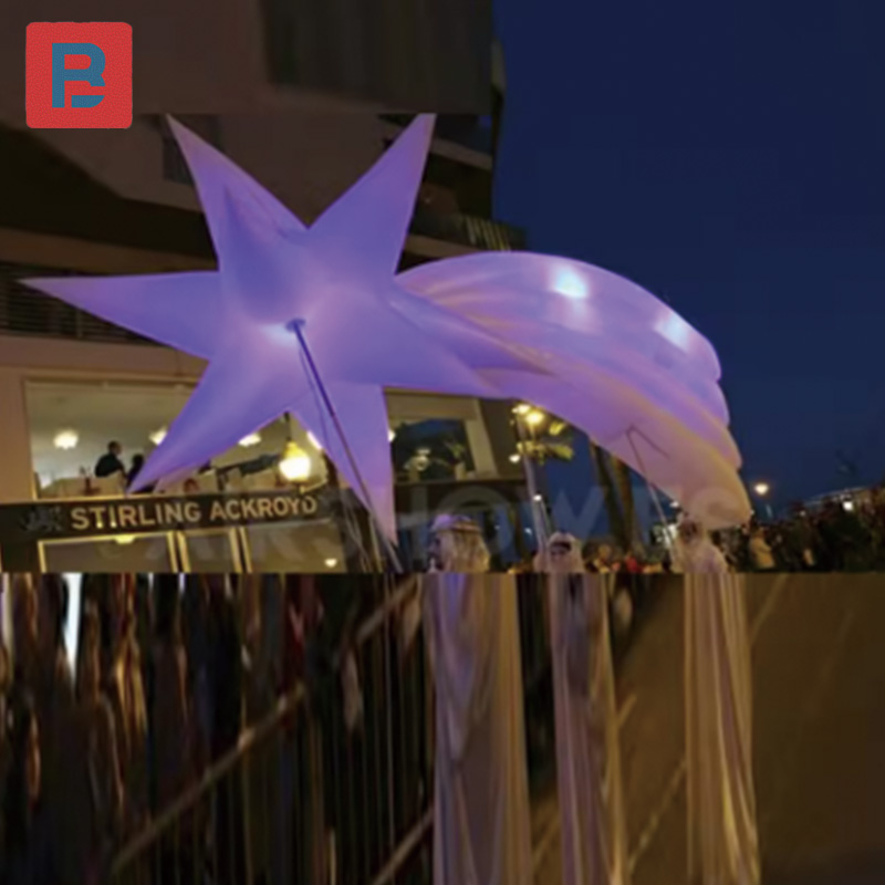 Inflatable stars, Christmas pa - Decor Lighting The Parade review and price