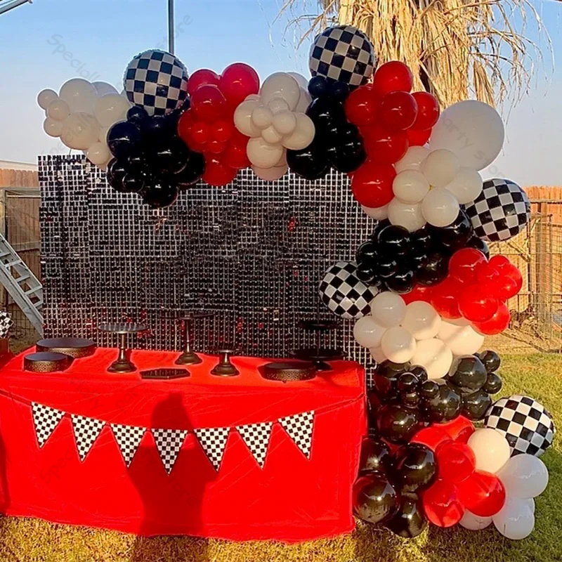 123pcs Racing Car Birthday Bal - Lighting Mcqueen Birthday Decor review and price