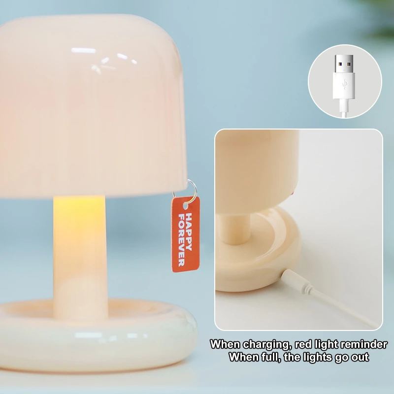 Creative Mushroom Style Led Ni - Mushroom Table Lamp review and price