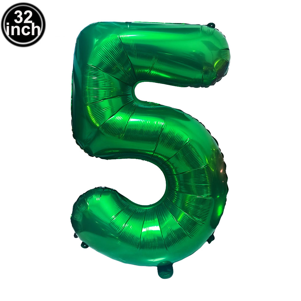 Multi Color Large Numbers 5 Ba - Lighting Mcqueen Birthday Decor review and price