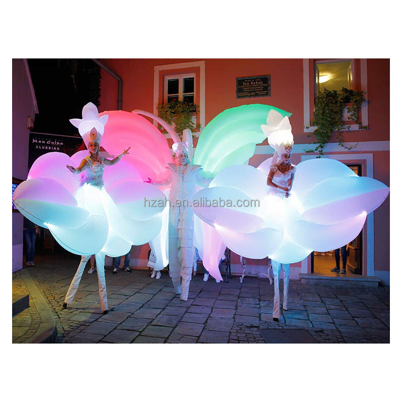 Fancy White Inflatable Flower  - Decor Lighting The Parade review and price